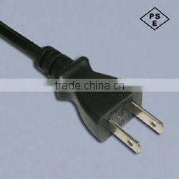 Japan standard PSE approval power plug with Two pin