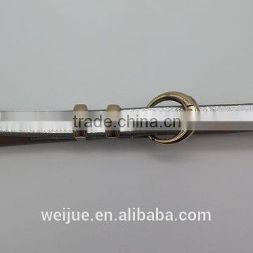 Simple Leather Skinny Belt With Alloy Buckle for Women photo-2