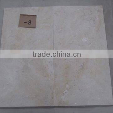 Hot selling cream marfil marble composite floor tile