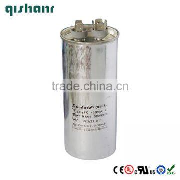 CBB65A 70uF +/-5% 450V AC 50/60Hz Polypropylene Film Run Motor Capacitor