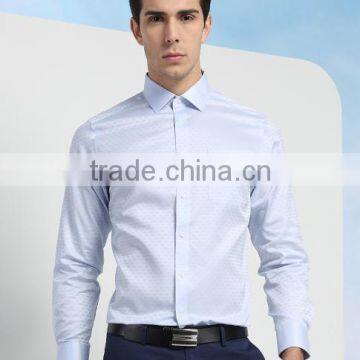 Men's newest bussiness formal long sleeve cotton shirts