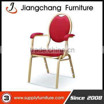 Hot Sale Stackable Armrest Banquet Chair For Meeting JC-G07