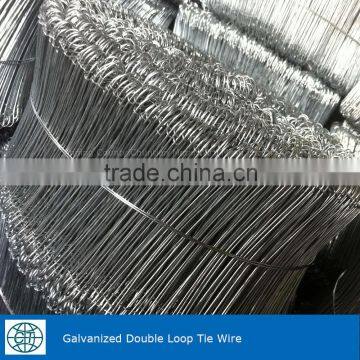 Galvanized Double Loop Tie Wire 3'' to 6'' For Binding