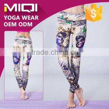 Factory custom make sublimation ladies and women yoga pants high quality fitness leggings wholesale