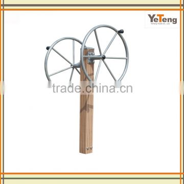 Arm Wheel wood Outdoor fitness Equipment for adults