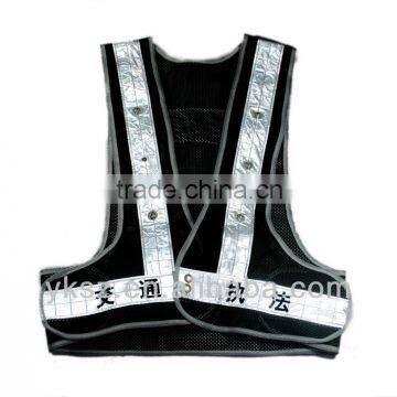 2014 popular black mesh warning reflective safety vest