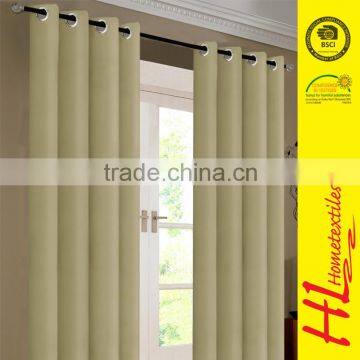 HLHT Low MOQ Flame Retardant Curtain Ready Made