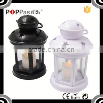 2015 Promotion Poppas BS10 Good Quolity ABS+Glass candle hurricane light lamp