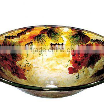 Classic Glass Washbasin Design
