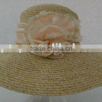 PP/Paper straw summer hat for girl