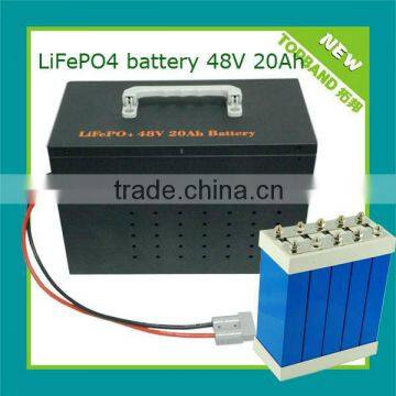 48Volt 20AH lifepo4 battery pack for electric vehicle battery+PCM protection China