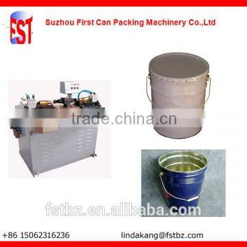Round Conical Pail Can Double Handle Ear Spot Welder Equipment