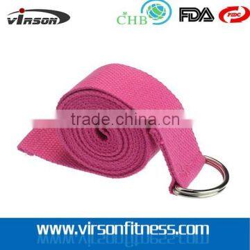 D-Ring Belt Waist Leg Fitness 180CM Adjustable Yoga Stretch Strap photo-3