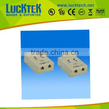 Telephone jack mini box,6P2C/6P4C automatic switching device