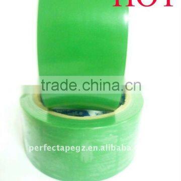 Green color packing tape