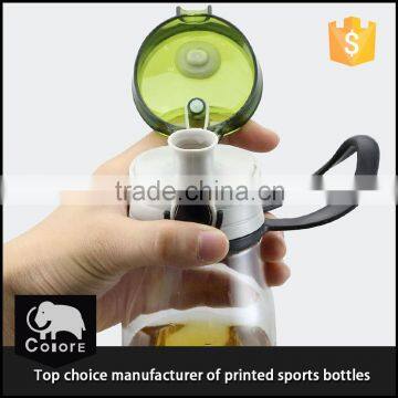 Eco friendly healthy and nontoxic plastic water bottle with fruit infuser