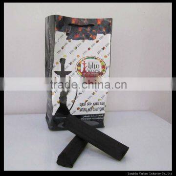 The lowest ash and the 2 hour burning time hookah coconut coal, factory direct charcoal wholesale price