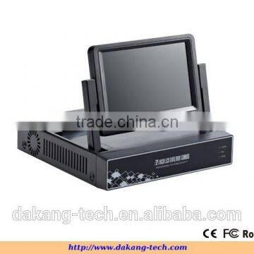 Full HD 720P NVR,p2p, 4ch NVR with 7inch LCD screen