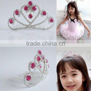 wholesale girls ballet tiara diamond princess tiara