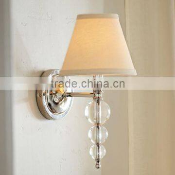 0108-7 an elegant addition to the living room bedroom master bath polished nickel Crystal has a brilliance clarity wall lamp