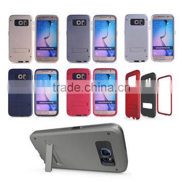 3 IN 1 PC TPU Stylish case for Samsung Galaxy S6 Tough Armor Phone Cases Tough Armor Case With Kickstand