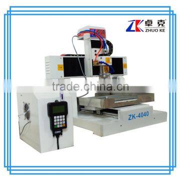 China Jinan Zhuoke Top sale CNC Milling for metal aluminum copper ZK-4040 400*400mm