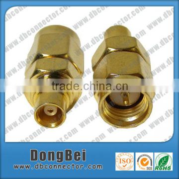 rf coaxial adapter straight type mmcx female to sma male adaptor