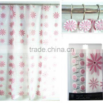 Eco-friendly and Rainbowl Bath PEVA Shower Curtain photo-5