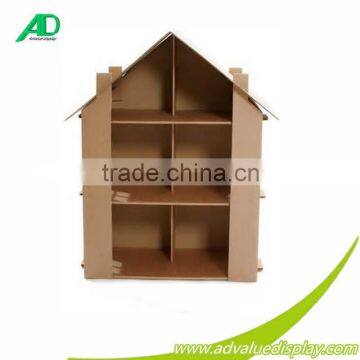 Outdoor playhouse corrugated cardboard display cardboard kids house