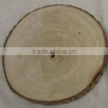 DIY Craft Unfinished Natural Blank Wood Slices Circles With Tree Bark Log Discs