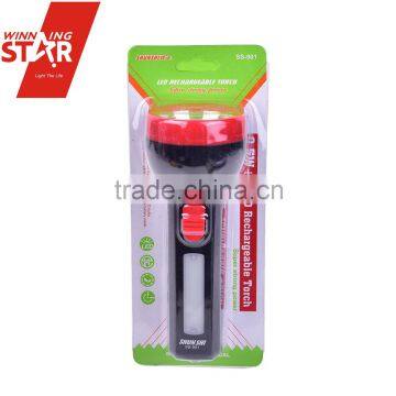 Long Range 8+1LED High Power Rechargeable LED Flashlight