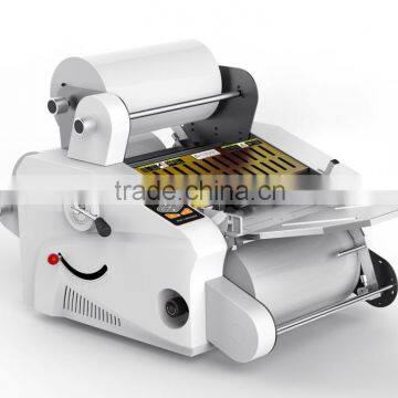smaller size hot and cold laminating machine.A3 size hot laminator-F350E
