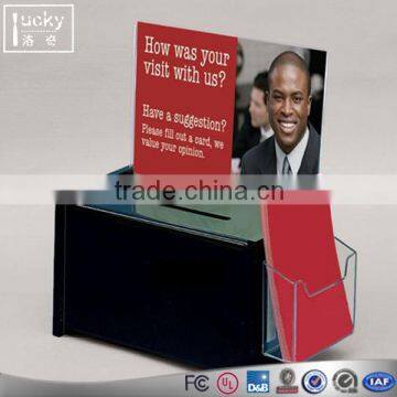 Clear Acrylic Display Donation Box,Custom Acrylic Donation Box