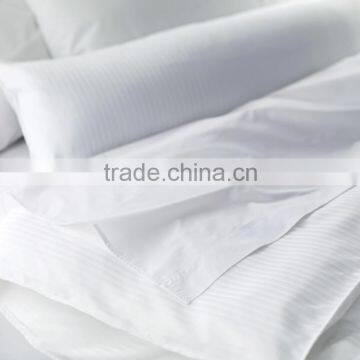 Bedding Series 100% Cotton 40s*60s T250 Dovet Cover 3cm Flat Hotel Soft Bedding 1cm Stripe Design