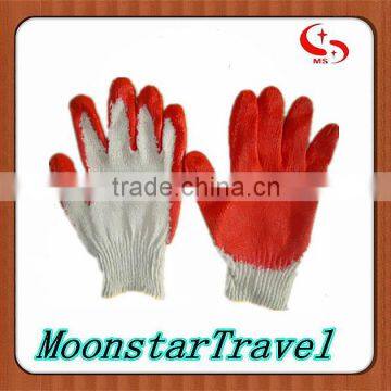 red latex working gloves cheap price but high quality