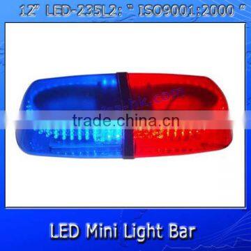 12 volt LED security warning mini light bar for cars LED-235L2