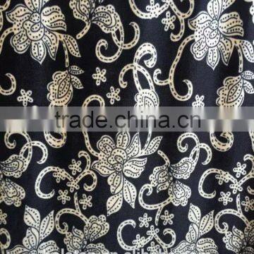 Black Ground and White Print Design Plain Style ks Suits Velvet for Women