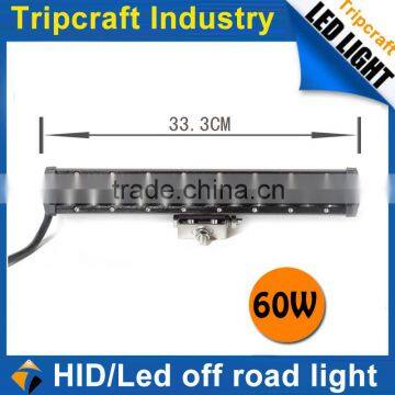 Wholesale 11.5inch 10-30 Volt DC 4*4 Led Light Bar 60W LED LIGHT BAR for off Road, Trucks, SUV, ATV, Boat Single Row