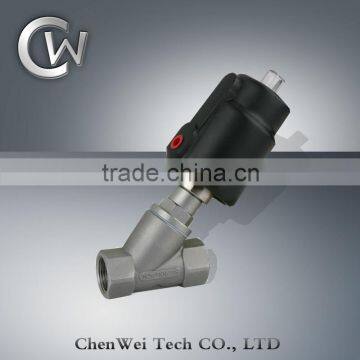 JZF-50 Stainless Steel Angle Seat Valve with Actuator