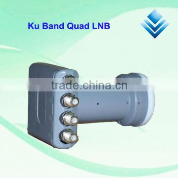 Low Noise KU BAND Quad LNBF, Universal HD LNBF factory price