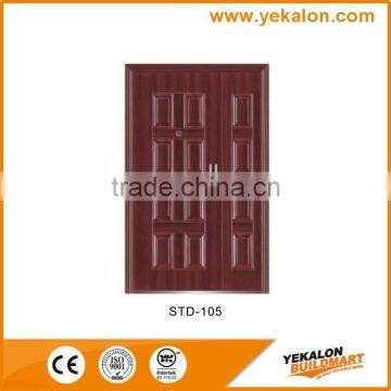 Yekalon STD-105 Mother and Son Door Modern Steel Security Door