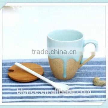 ceramic overflow mug melting design coffee cup