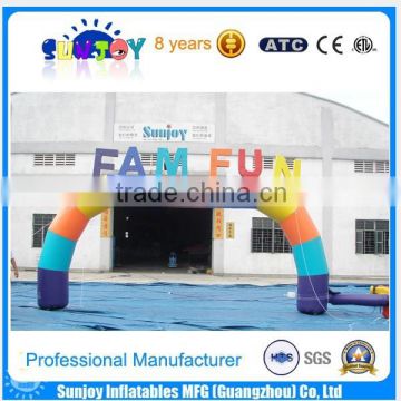 Customized made with your logo advertising inflatable finishing line arch