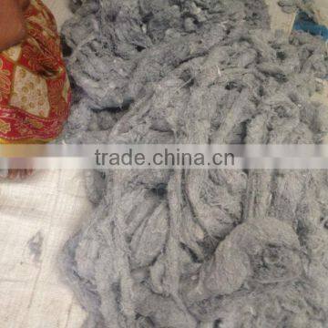 Cotton Yarn Waste Grey Melange photo-2