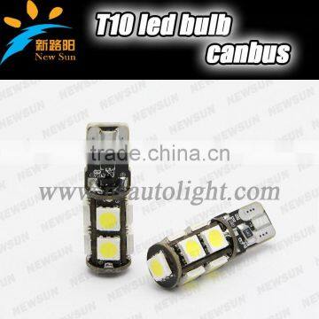 Manufacturer Led Auto Lighting 12v Interior Bulb 5050 W5w T10 9smd