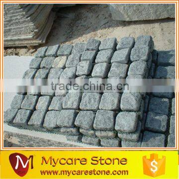 G655 white granite cubes cobble paving