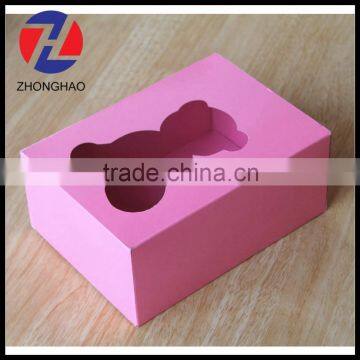 new Arrived cute elegant wholesale plain blank can DIY craft popular pink paper box