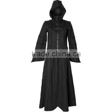 Dark Fashion New Goth Steampunk Long Over Coat