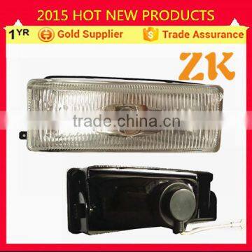 Rectangular universal 12v truck Car Halogen Fog Light lamp kit with switch