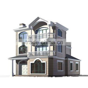 light steel villa prefabricated houses,hotel,home with natural wooden style